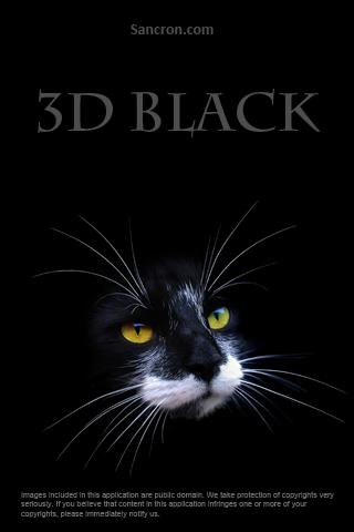3D Black Wallpapers Android Themes