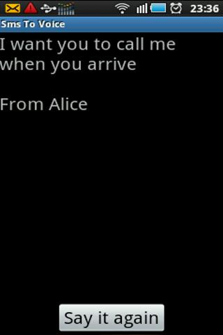 SMS To Voice Android Tools