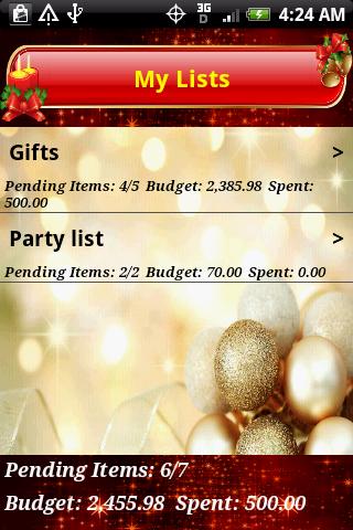 Christmas List Android Shopping