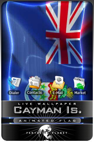 CAYMAN IS LIVE FLAG Android Themes