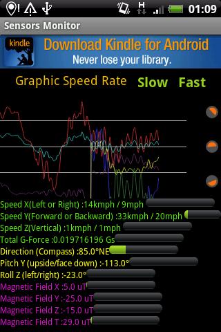 Sensors Monitor Android Tools