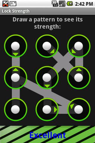 Lock Pattern Strength Android Tools