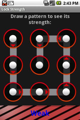 Lock Pattern Strength Android Tools