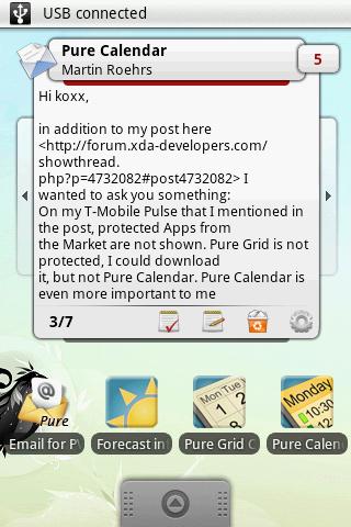 Pure messenger widget Android Productivity