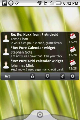 Pure messenger widget Android Productivity