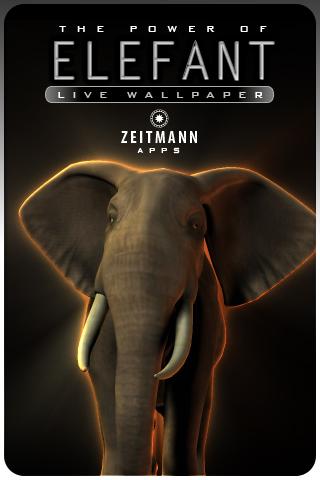 ELEPHANT LIVE WALLPAPER LIVE Android Multimedia