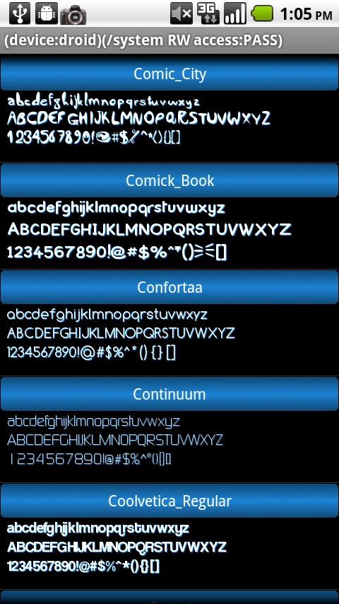 Root System Font Installer Android Tools