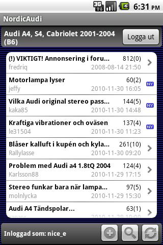 NordicAudi Android Social