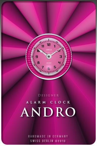 DROID PINK alarm clock themes Android Tools