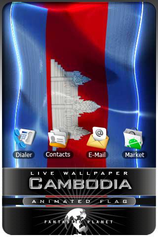 CAMBODIA LIVE FLAG Android Multimedia