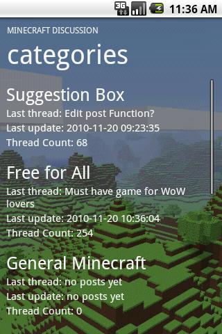 Minecraft Discussion Android Social