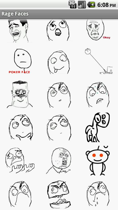 Rage Faces Android Communication