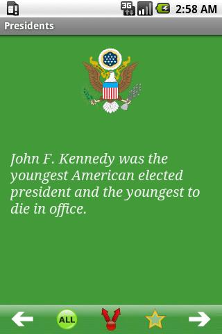 U.S. Presidents – Cool Facts Android Reference