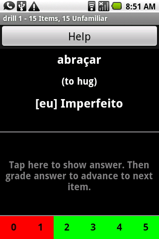 Portuguese Verb Trainer Pro Android Lifestyle