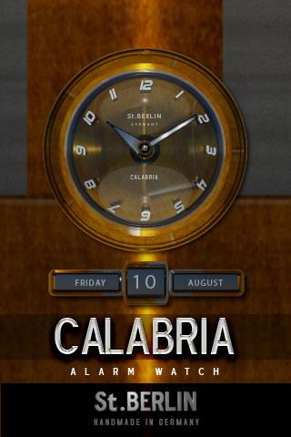 designer alarm clock CALABRIA Android Entertainment