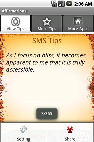 Affirmations Tips Android Tools