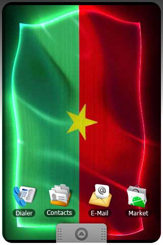 BURKINA FASO LIVE FLAG Android Entertainment