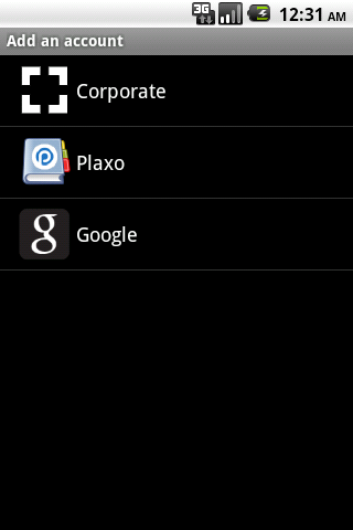 Plaxo Sync Android Social