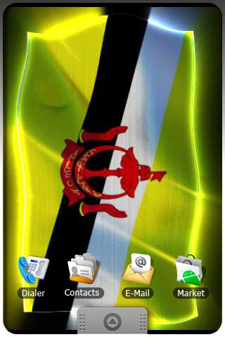 BRUNEI LIVE FLAG Android Themes