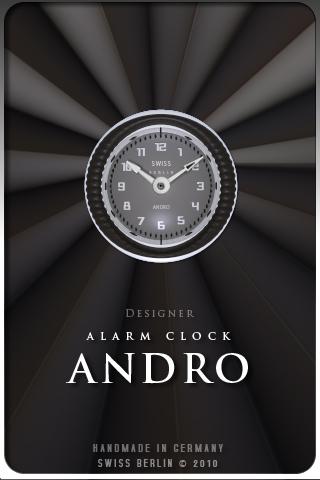 alarm clock DROID BLACK Android Multimedia