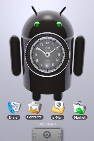 alarm clock DROID BLACK Android Multimedia