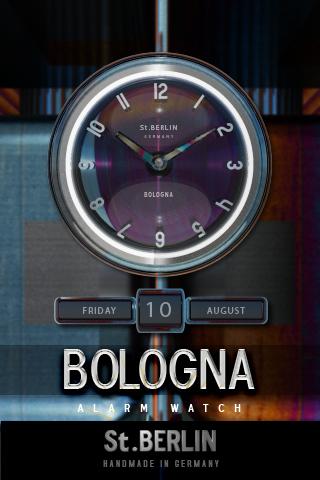 BOLOGNA designer alarm clock Android Entertainment