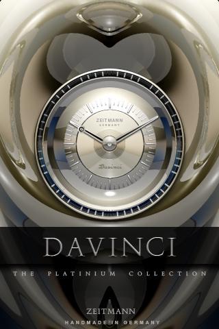 DAVINCI widget clock