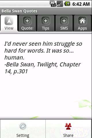 Bella Swan Quotes Android Multimedia