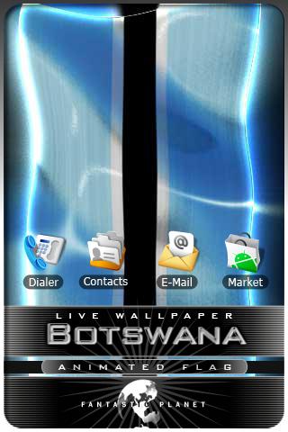 BOTSWANA LIVE FLAG Android Entertainment