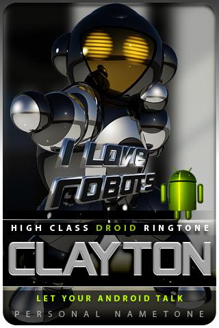 CLAYTON nametone droid Android Entertainment