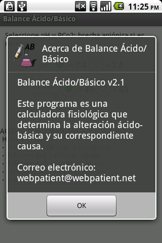 Balance Ácido/Básico Android Health