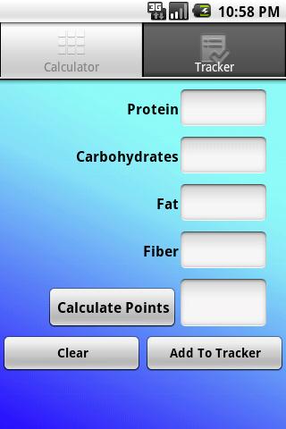 WW Point Calculator Android Health & Fitness