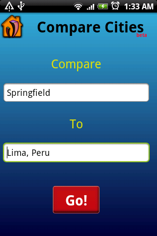 Compare Cities Android Social