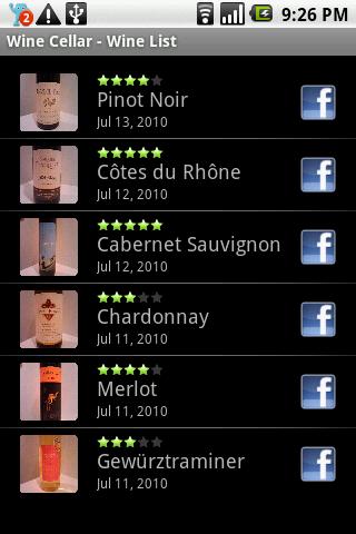 Wine Cellar Lite Android Lifestyle