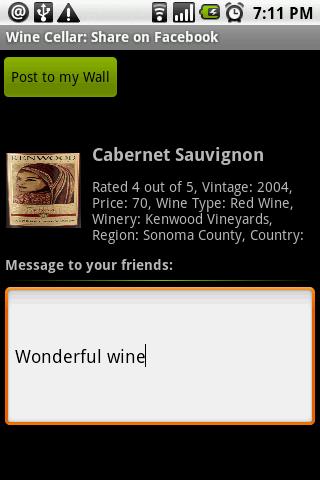 Wine Cellar Lite Android Lifestyle