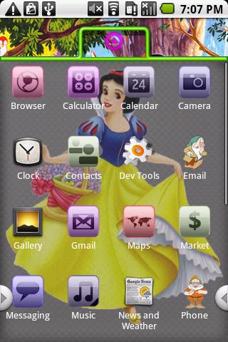 Snow White Android Personalization