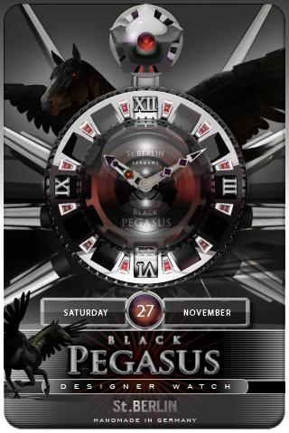 black pegasus alarm clock Android Entertainment