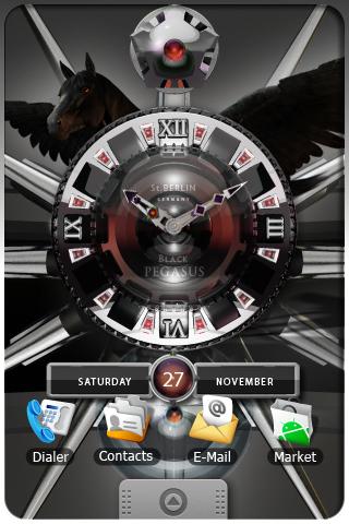 black pegasus alarm clock Android Entertainment