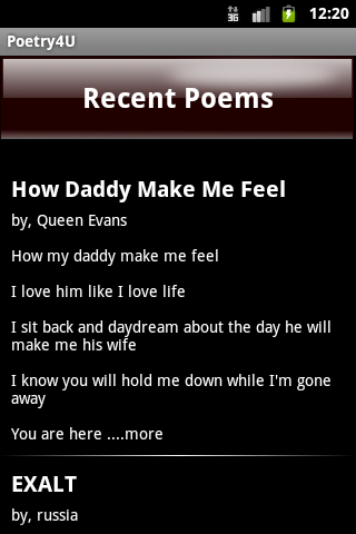 Poetry 4 U Android Social