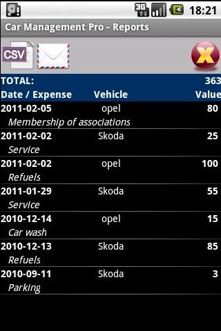 Car Management Android Finance