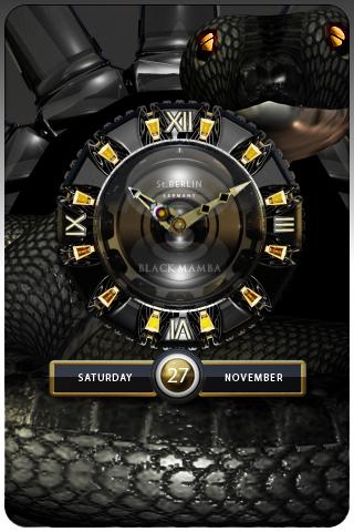 BLACK MAMBA alarm clock theme Android Entertainment