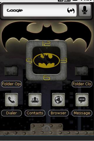 Gotham Nights Home Theme Android Themes