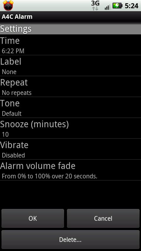 A4C Alarm Clock Android Tools