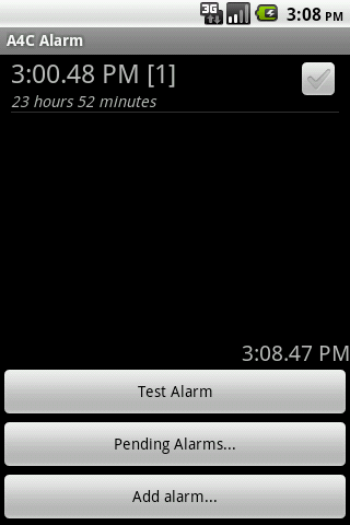 A4C Alarm Clock Android Tools