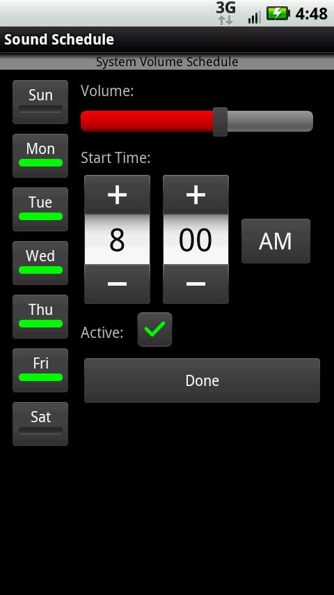 Sound Schedule Android Tools