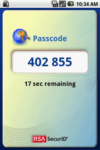 RSA SecurID Software Token Android Communication
