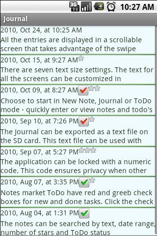 Journal Notes ToDo Android Productivity