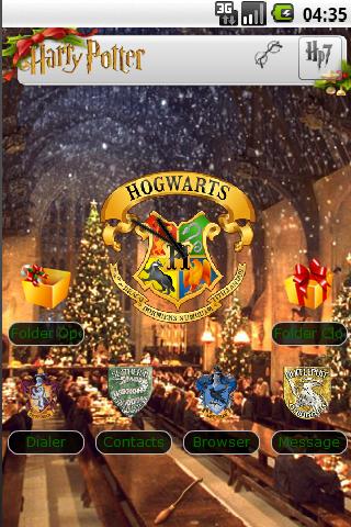 Harry Potter Christmas Theme Android Themes