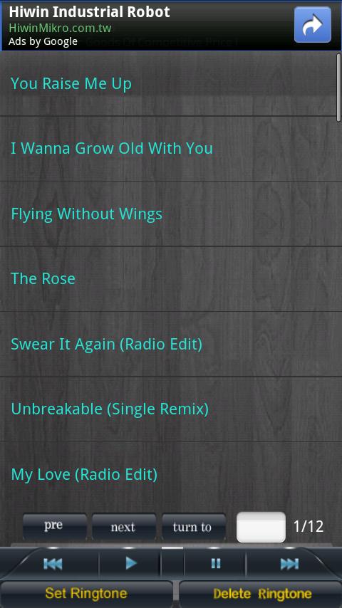 Westlife Ringtones