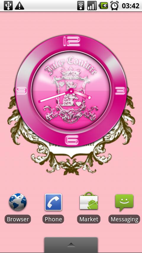 Juicy Couture PINK Clock